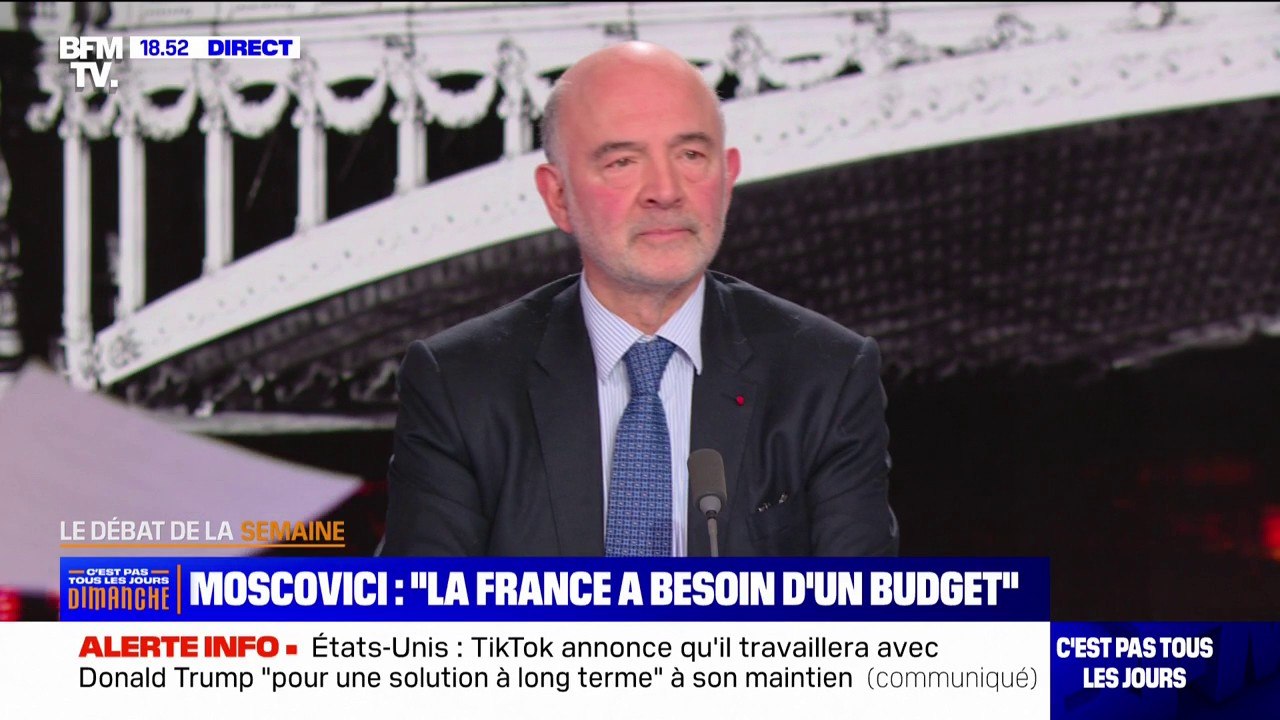 Pierre Moscovici: "La France a besoin d'un budget"