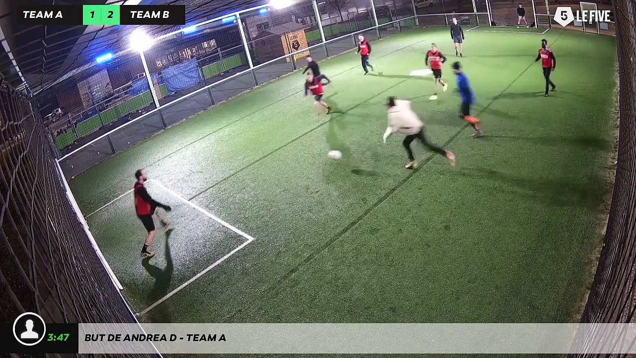 But de Andrea D - Team A