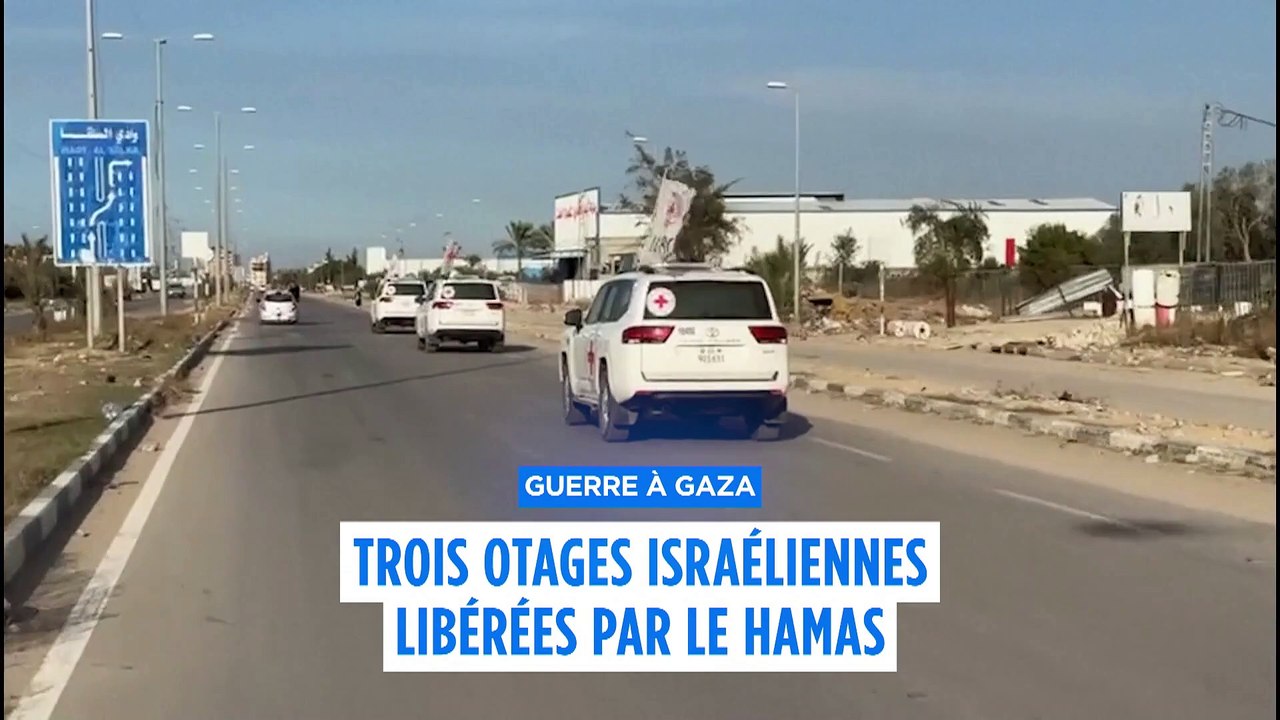 Gaza : les trois premières otages israéliennes libérées sont de retour en Israël