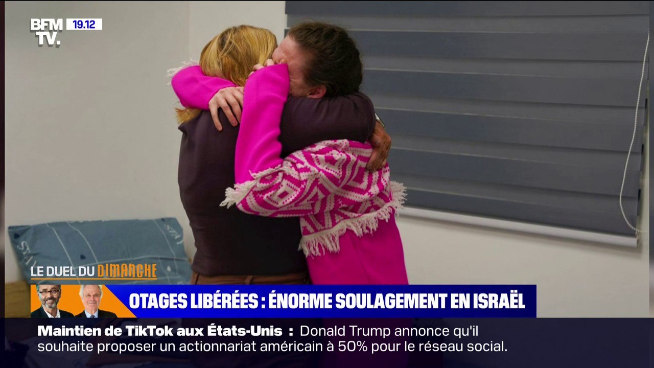 Trêve à Gaza: les images des retrouvailles entre les otages israéliennes et leurs familles