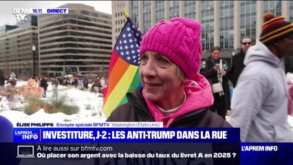 "Je suis très préoccupée pour mon pays": ces Américains manifestent contre Donald Trump, à deux jours de son investiture