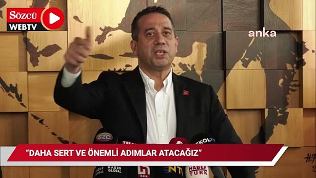 Ali Mahir Başarır: Daha sert ve önemli adımlar atacağız