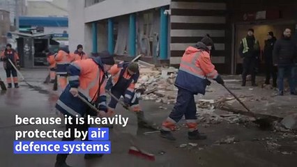 Aftermath of Russian attack on Ukraine's Kyiv, which killed four