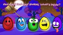 Five Surprise Eggs Nursery Rhyme | Cocomomo Animal Sounds & Colors