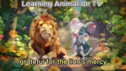 The Lion And The Mouse Story In English | English Story For Kids | Bedtime Story For Children