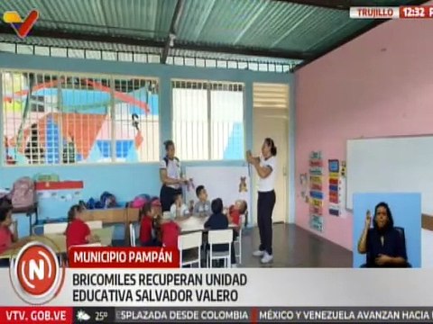 Trujillo | Bricomiles entrega totalmente rehabilitada la U.E. Salvador Valero en el mcpio. Pampán