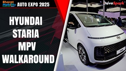 Auto Expo 2025: Hyundai Staria MPV Walkaround | Abhishek Mohandas