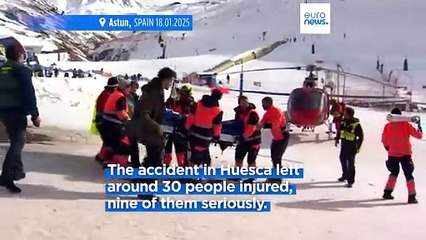 At least 30 people injured in Spain after chairlift collapse at ski resort