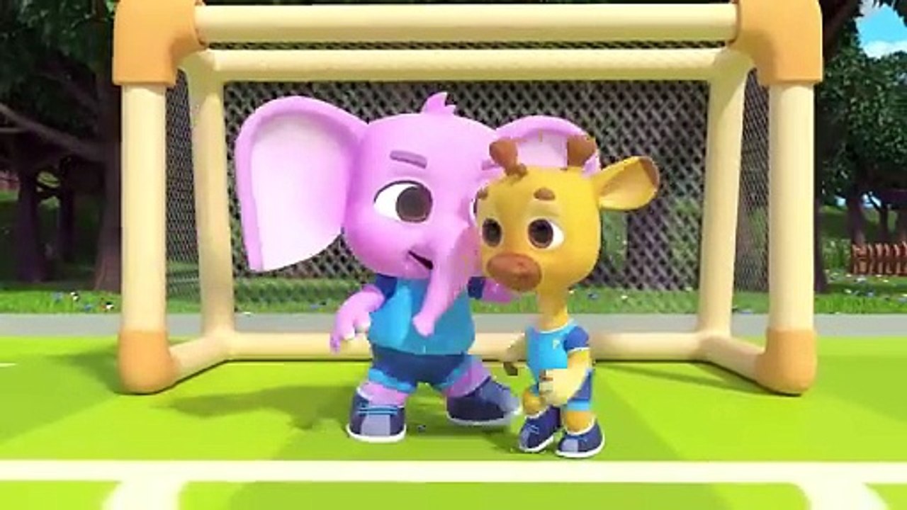 The Soccer Song ｜ Animals Play Football ｜ Lalafun Nursery Rhymes & Kids Songs