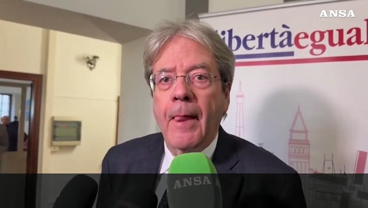 Gentiloni: "Idee e persone in gioco per un'alternativa alla destra"