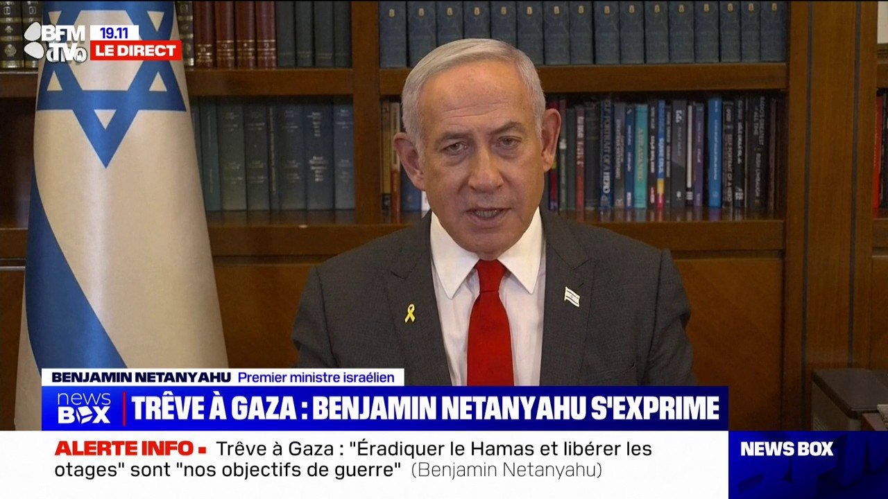 Pour Benjamin Netanyahu, "éradiquer le Hamas" et "libérer les otages" sont "nos objectifs de guerre"
