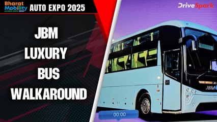 Auto Expo 2025: JBM Luxury Bus Walkaround | Hindi | Promeet Ghosh