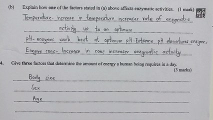 Biology questions and answers _ KCSE 2016 paper 1 _ Prediction KCSE questions #exams #grades