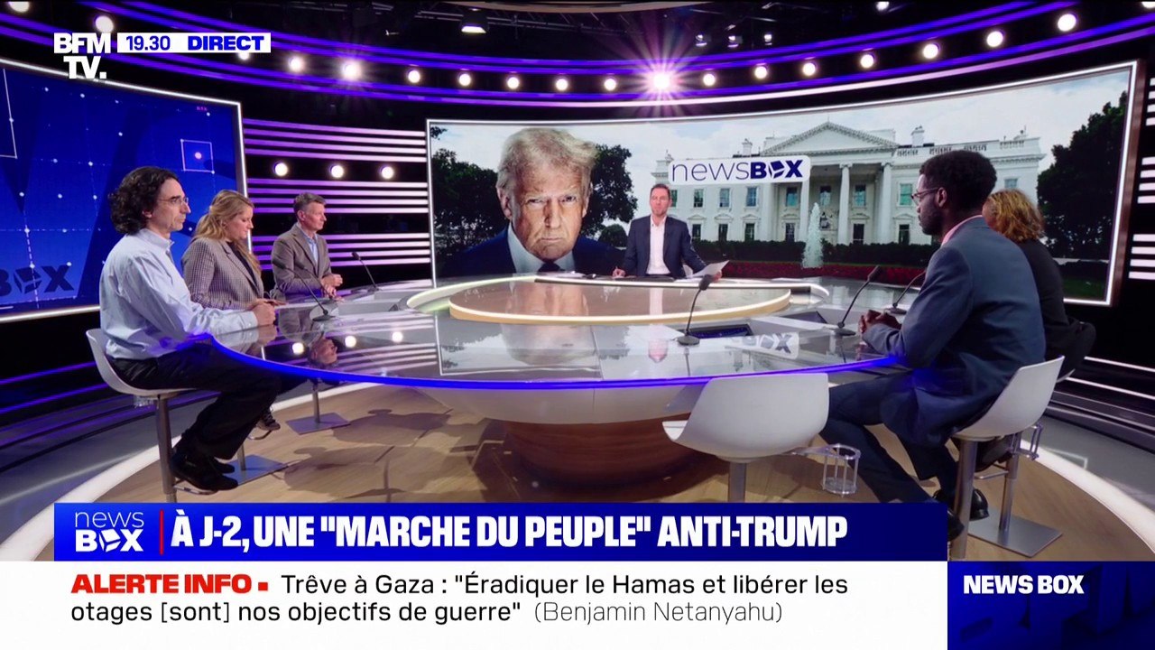 Portrait officiel de Donald Trump: "Dans tous les registres, il casse les codes et cette photo annonce le programme", assure Stéphan Bureau (consultant États-Unis)