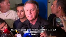 Bolsonaro: 'eu sou preso político, apesar de estar sem tornozeleira eletrônica'