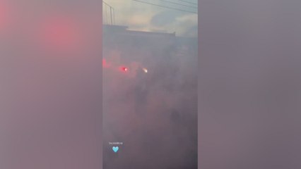 El brutal recibimiento al Napolés para el partidazo frente al Atalanta