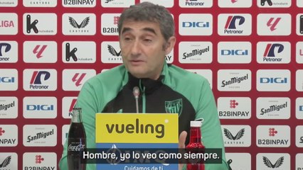 Valverde: "Lo que pasa con Nico es que la expectativa es diferente"