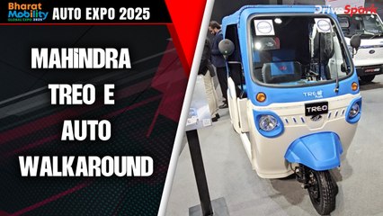 Auto Expo 2025: Mahindra Treo E Auto  Walkaround | Hindi | Promeet Ghosh