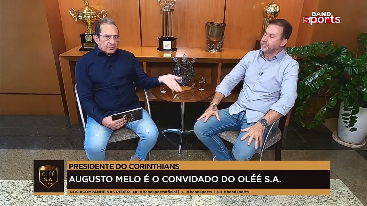 PRESIDENTE DO CORINTHIANSA REBATE CRÍTICAS E FALA SOBRE A VIDA POLÍTICA NO CLUBE | OLÉÉ SA