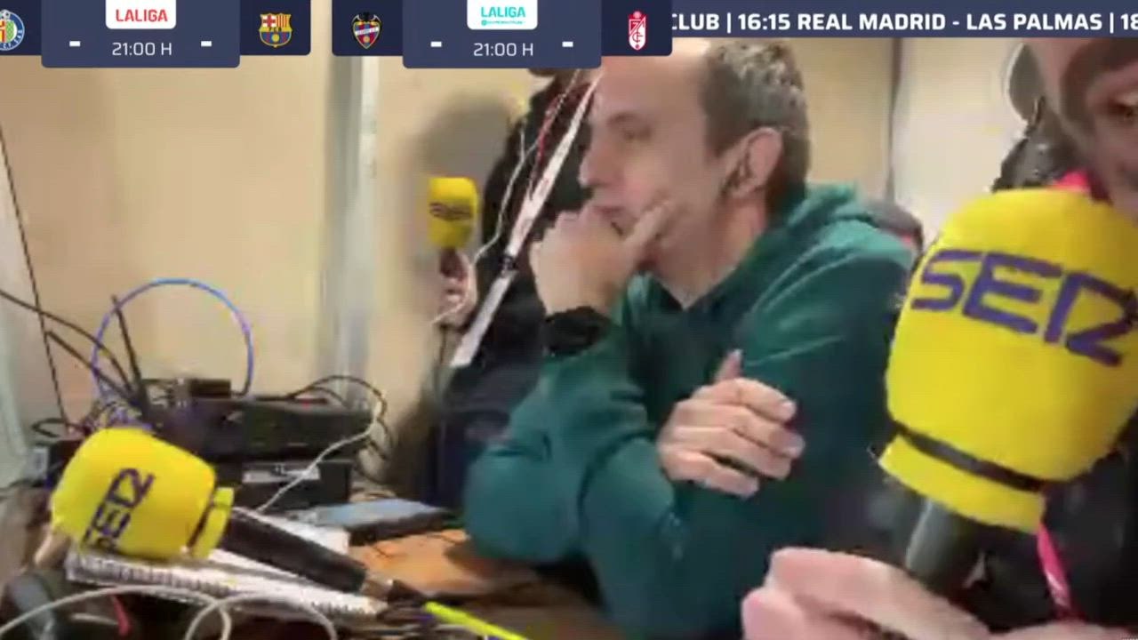 Pasillo del Getafe al FC Barcelona tras ganar la Supercopa al Real Madrid