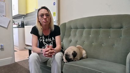 A lady who ended up living in a tent and having her dogs taken off her has now been reunited with two of them.