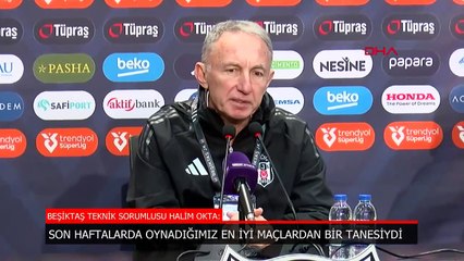 Beşiktaş'ta Halim Okta: Kazanabileceğimiz bir maçtı