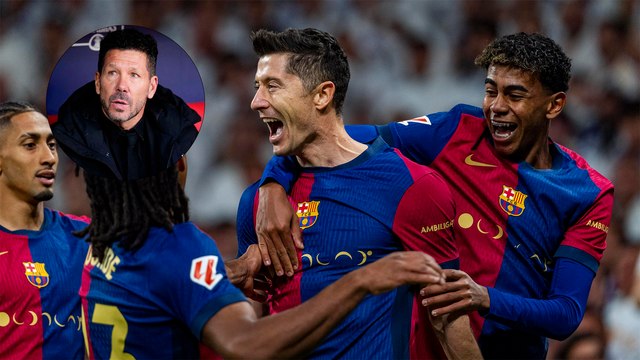 Simeone destaca al Barcelona tras perder ante el Leganés: Pensar que el Barcelona perdió 5 partidos y es el equipo que mejor juega .