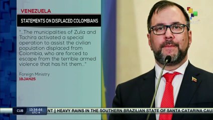 Venezuela: Receives displaced Colombians