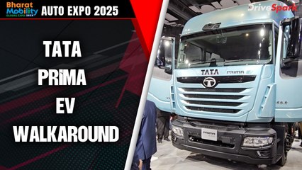 Auto Expo 2025: Tata Prima EV Walkaround | Hindi | Promeet Ghosh