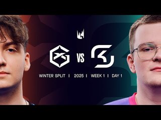 GX v SK | 2025 LEC Winter | Week 1 Day 1| GIANTX vs.SK Gaming