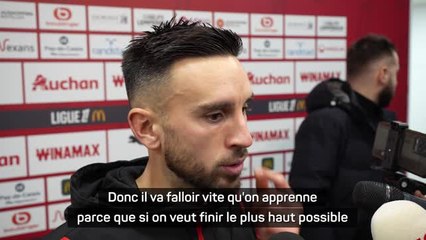 Lens - Thomasson : "Il va falloir vite qu'on apprenne"