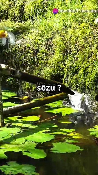 Le secret du sōzu : La fontaine japonaise qui effraie les animaux