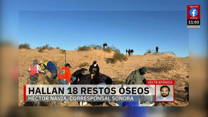 Colectivos encuentran restos humanos en San Luis Río Colorado, Sonora