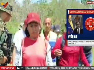 Canciller Gil: Cientos de familias se han visto obligadas a refugiarse en territorio venezolano
