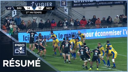 PRO D2 Saison 2024-2025 J17 - Résumé CA Brive – USON Nevers