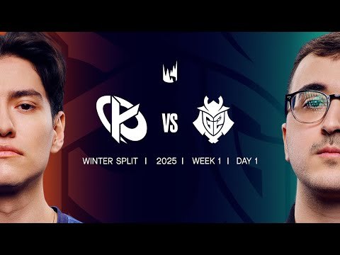 KC v G2| 2025 LEC Winter | Week 1 Day 1 | Karmine Corp vs.G2 Esports