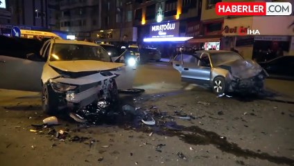 Dur İhtarı Dikkate Alınmadı: Ehliyetsiz Sürücü Kazaya Neden Oldu