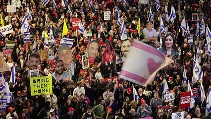 Israelíes y palestinos ansían liberación de rehenes y presos, desplazados añoran su "casa"