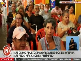 Caracas | Jornada Más Años, Más Amor brindó atención integral a adultos mayores en Antímano