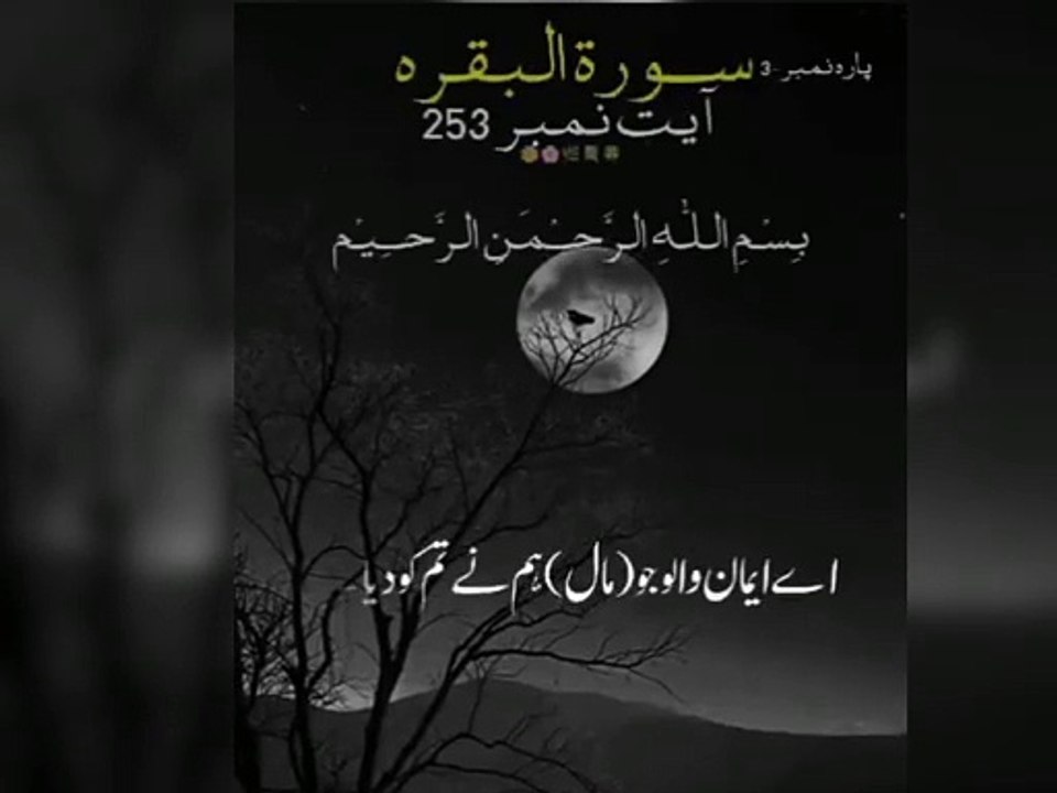 اللہ تعالٰی کا ارشاد مبارک قرآن مجید میں