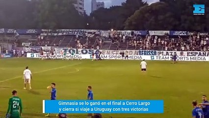 Ganó Gimnasia y se vuelve de Uruguay con tres triunfos | Informe de Facundo Aché