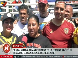 Miranda | Realizan “Toma Deportiva” para celebrar el día nacional del boxeador