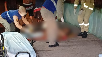 Homem se corta no Bairro Melissa, fica em estado grave e Corpo de Bombeiros é acionado