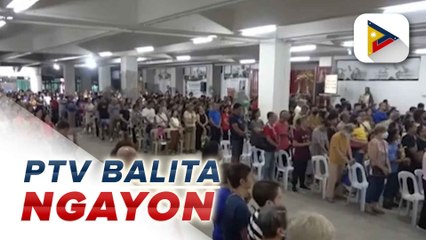 Daan-daang deboto, dumalo sa misa kaugnay ng pista ng Santo Niño de Pandacan sa Maynila