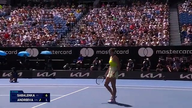 Aryna Sabalenka v Mirra Andreeva Highlights | Australian Open 2025 Fourth Round