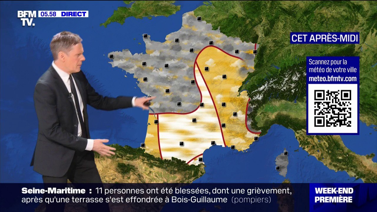 De la grisaille sur une grande partie du nord de l'Hexagone et de fortes pluies attendues en Corse