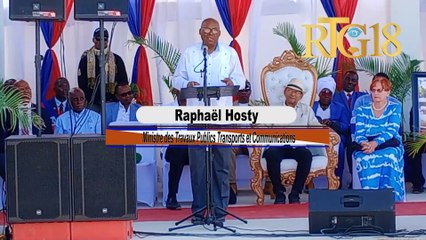 Seremoni ouvèti "Port International Saint-Louis du Sud" la.