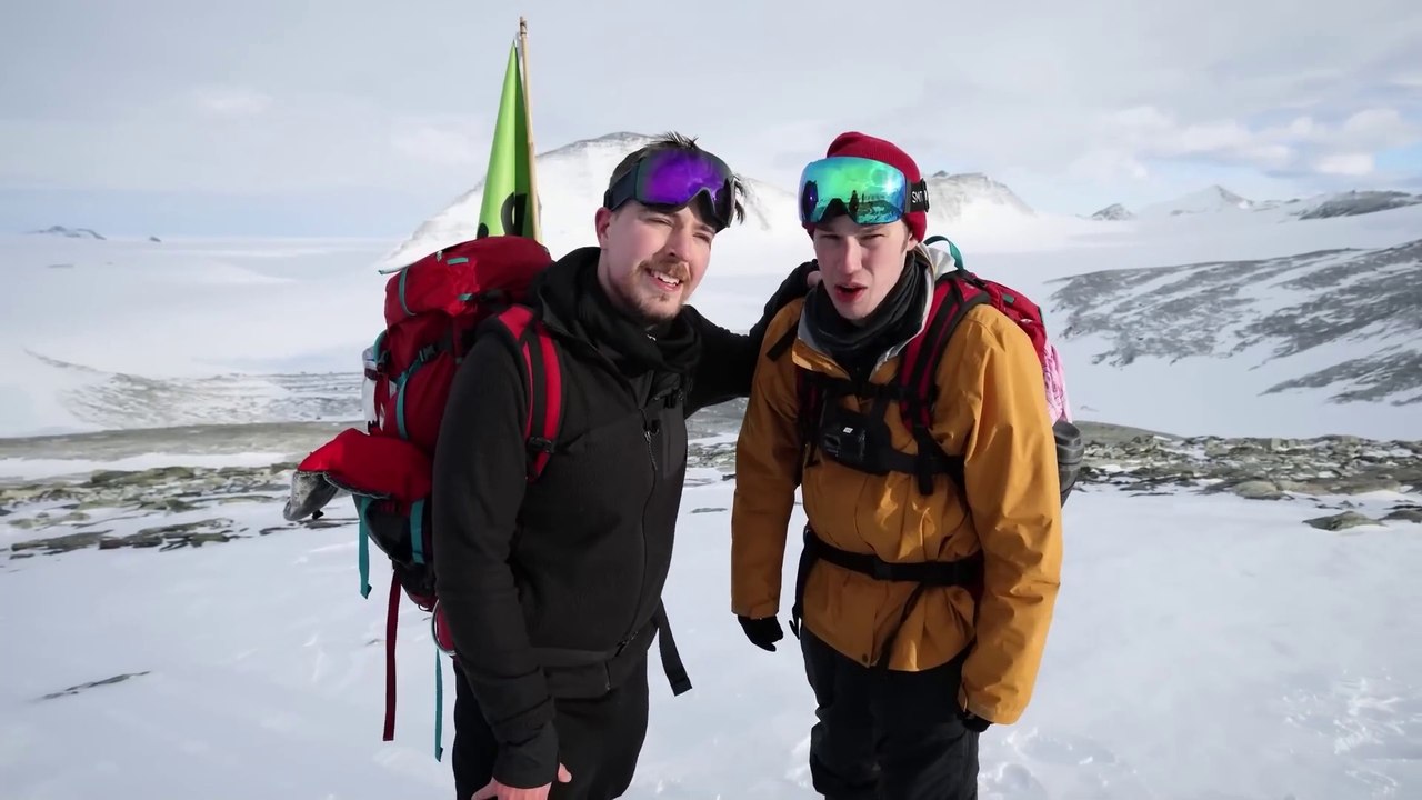 I Survived 50 Hours In Antarctica | Mr Beast |