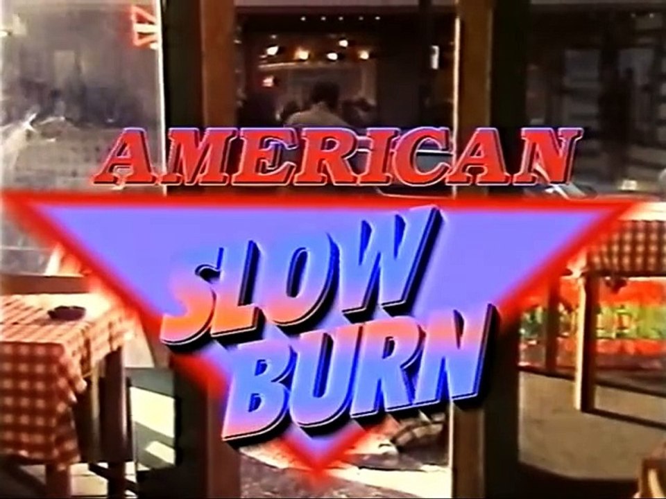 American Slow Burn 1989 Vhs Action Film Deutsch
