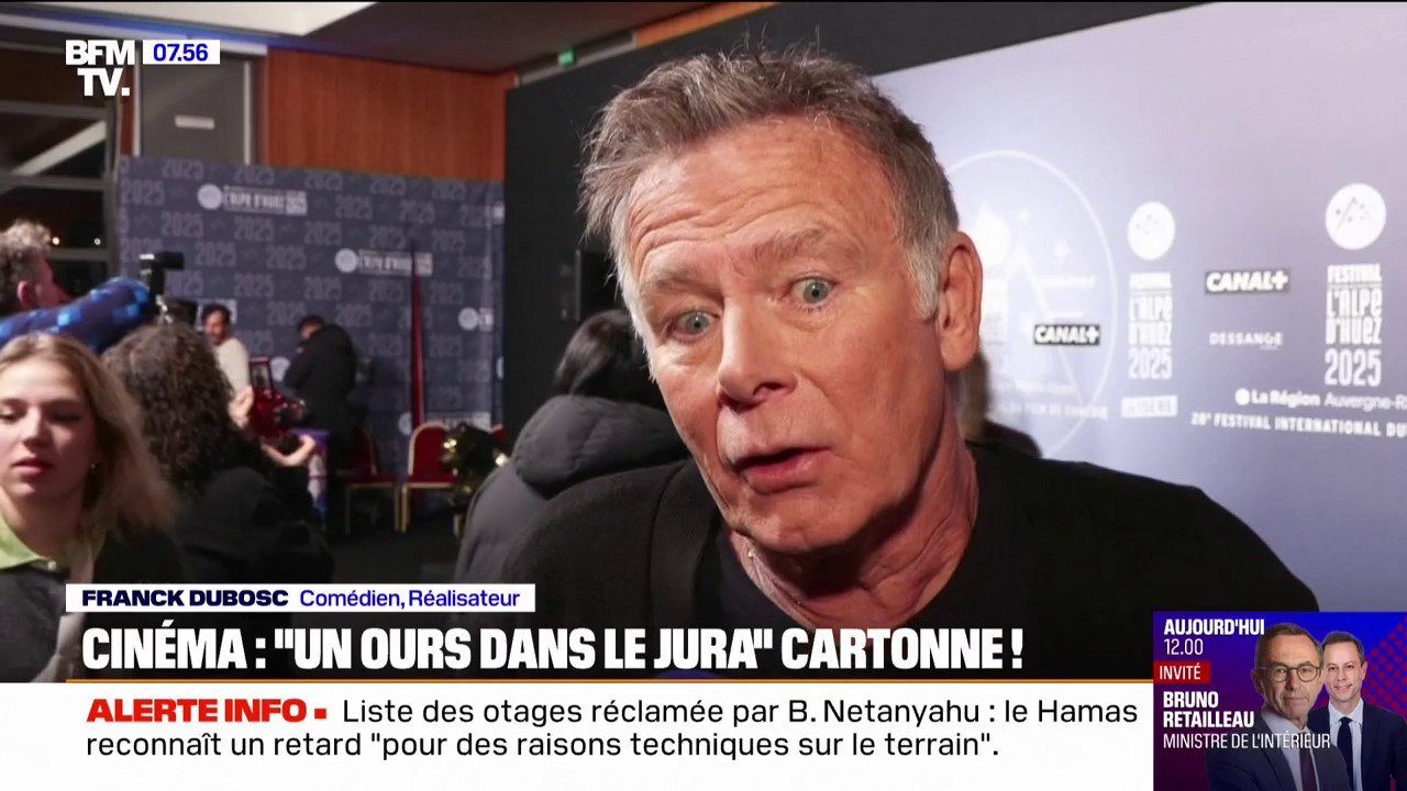 Cinéma: "Un ours dans le jura" réalisé par Franck Dubosc cartonne